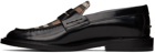 Burberry Black Croftwood Penny Loafers