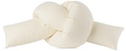 JIU JIE SSENSE Exclusive Off-White Baby Knot Cushion