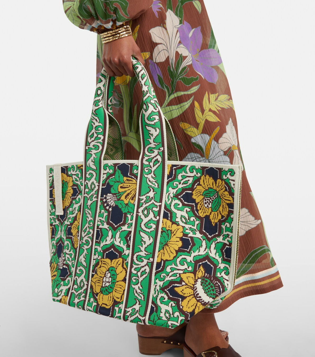 Alémais Liana Large jacquard tote bag