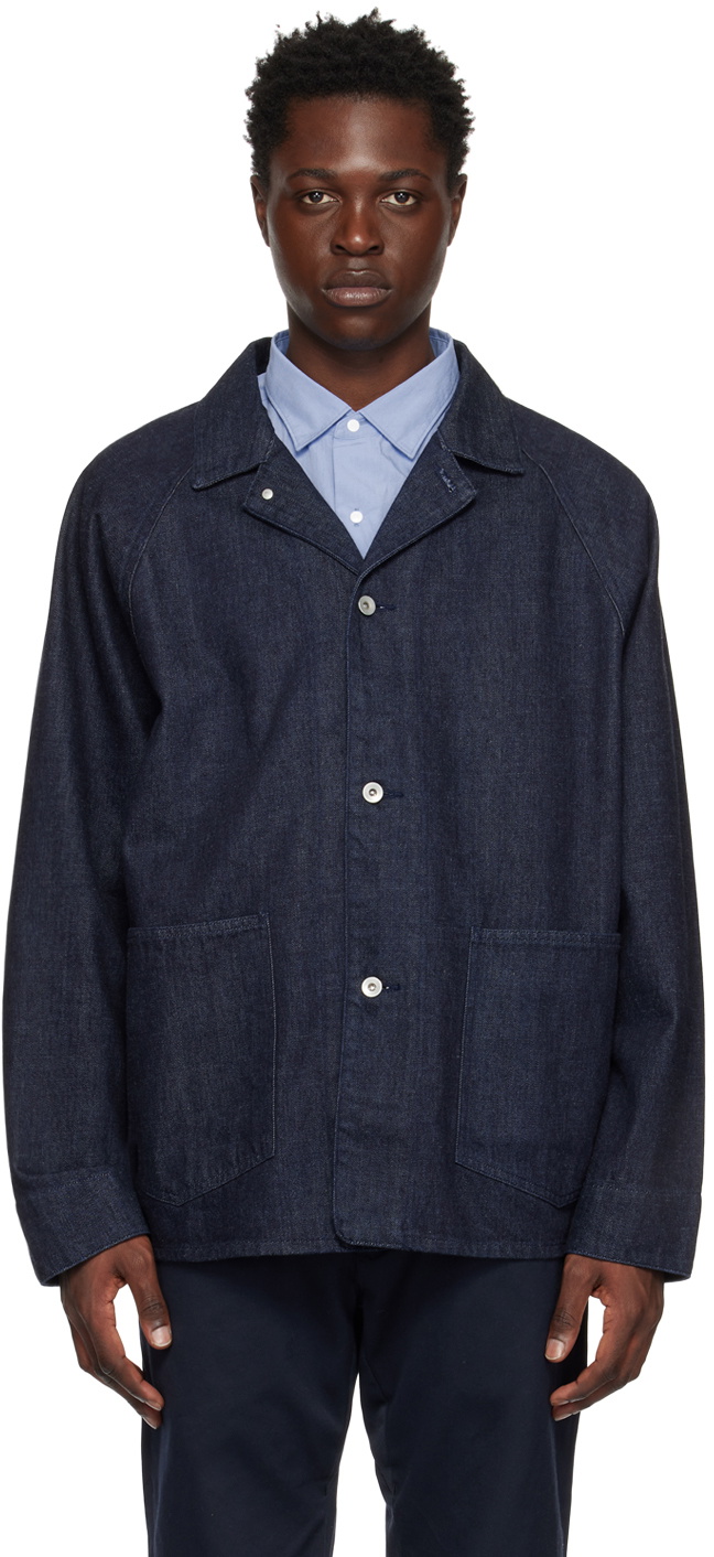 nanamica Indigo Raglan Denim Jacket Nanamica