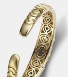 Marina B Onda 18kt gold bangle with diamonds