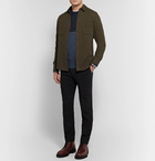 J.Crew - Colour-Block Mélange Donegal Wool-Blend Sweater - Men - Navy