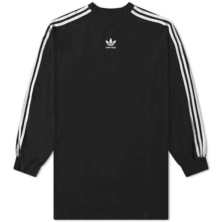 Photo: Balenciaga x Adidas Oversized T-Shirt in Black/White