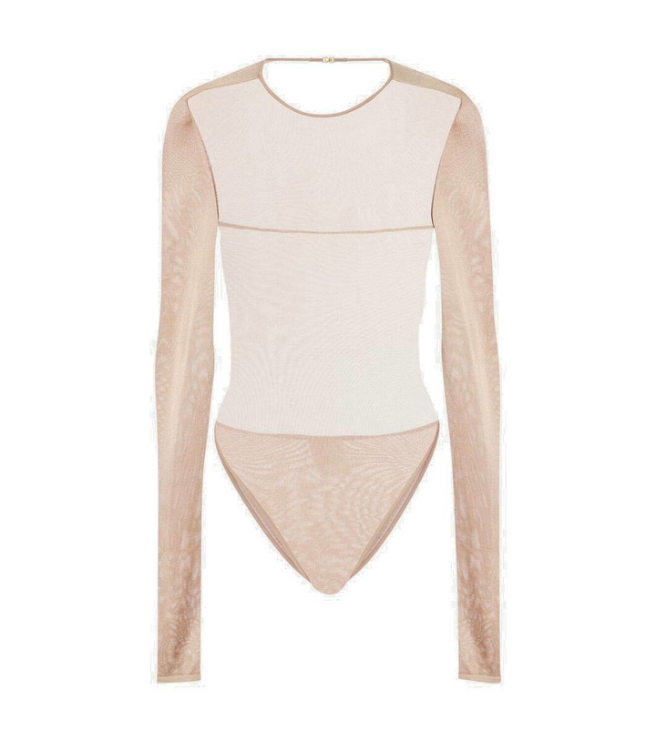Photo: Saint Laurent Sheer bodysuit