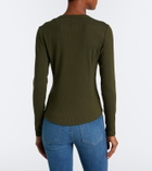 Veronica Beard Cordis ribbed-knit cotton-blend cardigan
