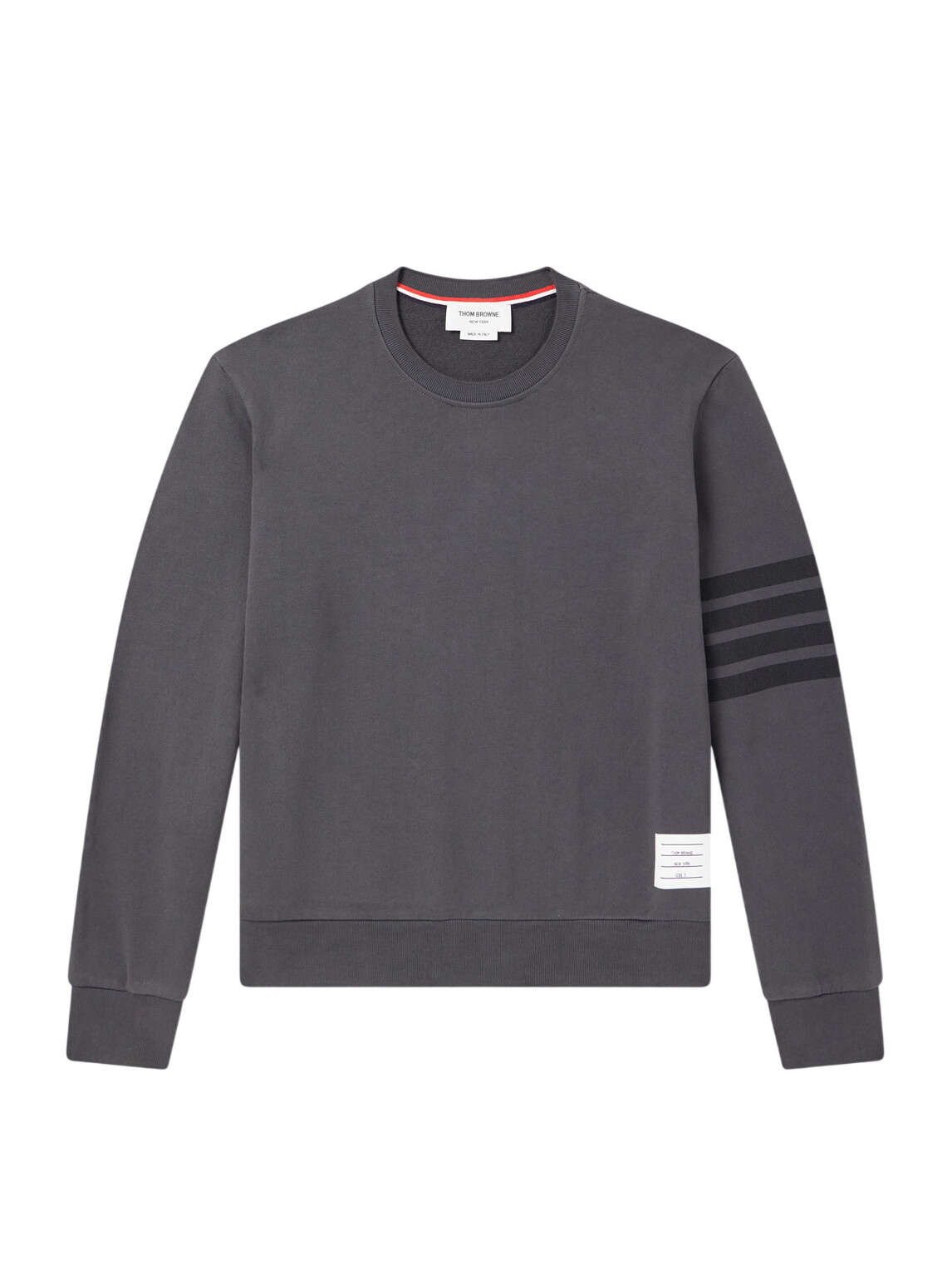 Thom Browne Grey 4-Bar Oversized Classic Sweatshirt Thom Browne