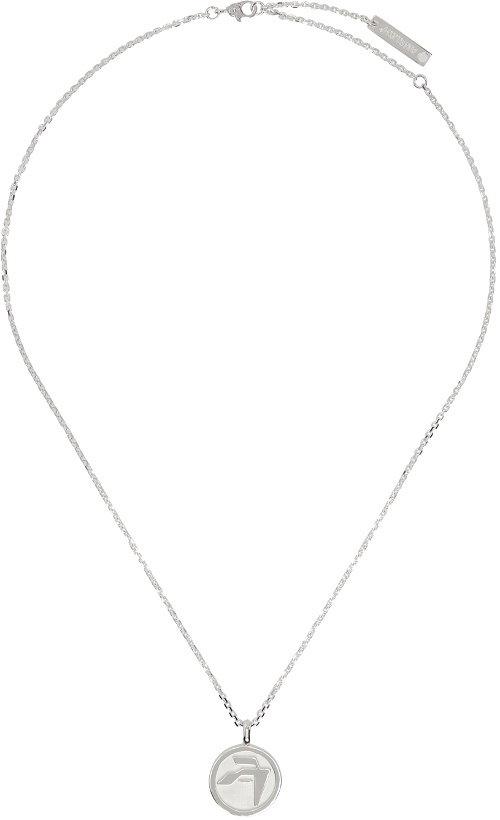 Photo: AMBUSH Silver Cable Chain Necklace