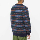 Howlin by Morrison Men's Howlin' A Day in the Wool Fair Isle Crew Knit in Navy