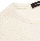 Theory - Waffle-Knit Pima Cotton Sweatshirt - White