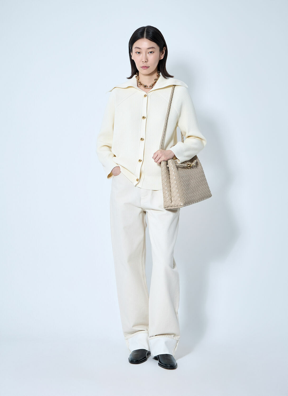 Bottega Veneta Jeans With Turned-Up Cuffs