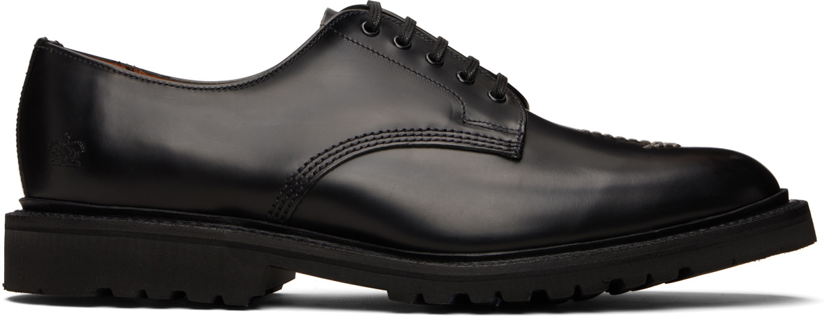 Comme des Garçons Homme Black Sanders Edition Glossy Leather Derbys
