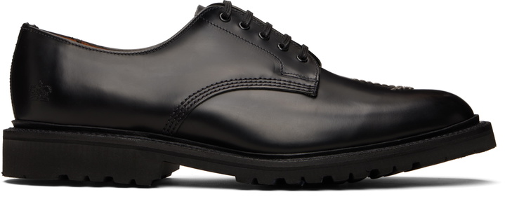 Photo: Comme des Garçons Homme Black Sanders Edition Glossy Leather Derbys
