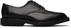 Comme des Garçons Homme Black Sanders Edition Glossy Leather Derbys