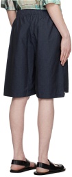 Serapis Blue Drawstring Shorts