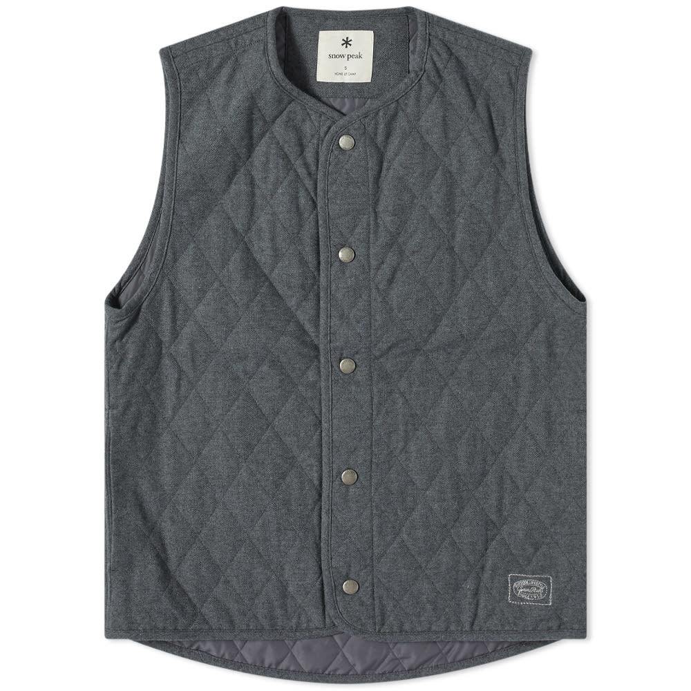 Snow Peak Quilted Flannel Vest Snow Peak