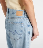 AG Jeans Thalia mid-rise denim Bermuda shorts
