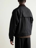 The Row - Mantis Cotton-Gabardine Blouson Jacket - Black