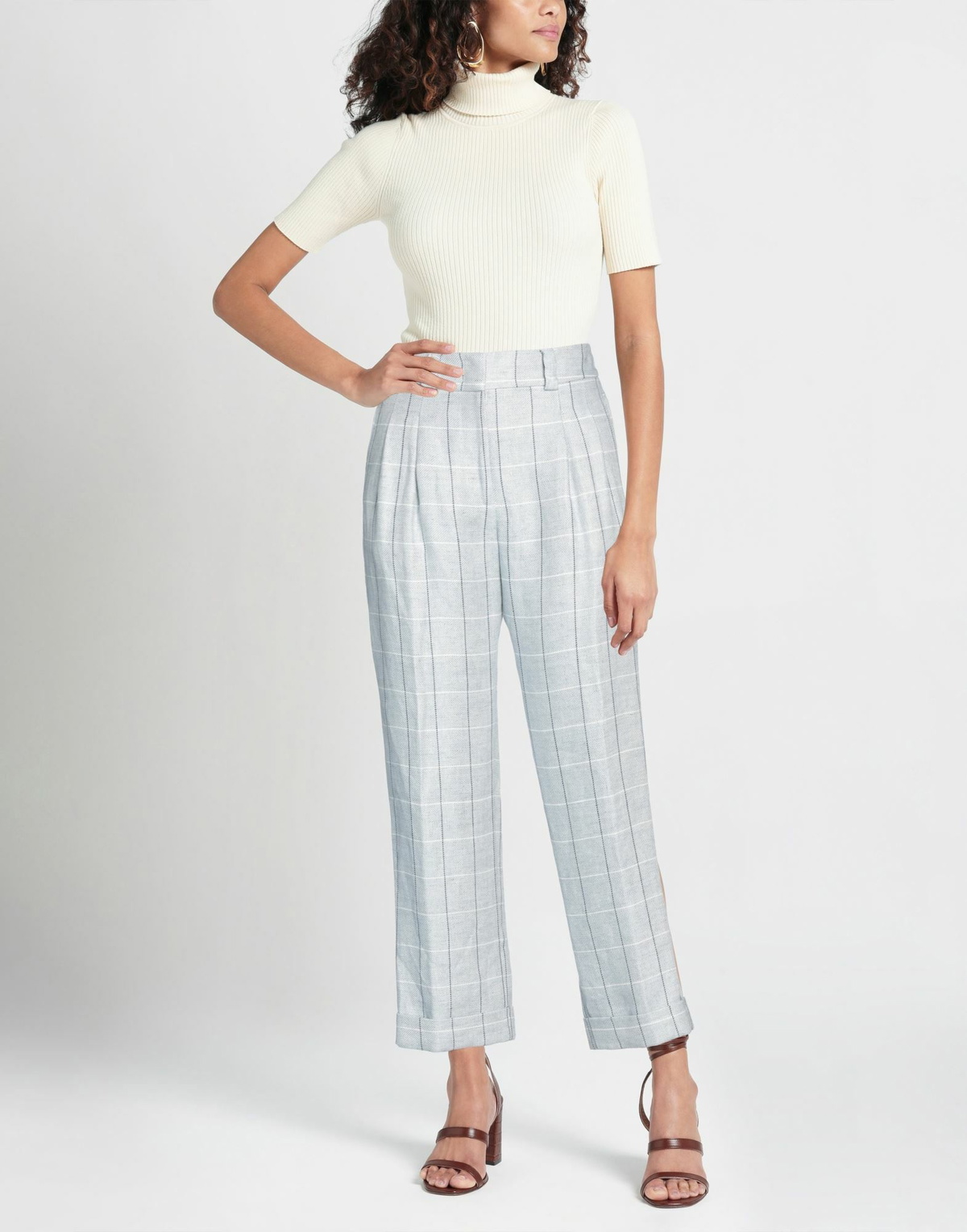 Peserico Womens Pants in Sky blue