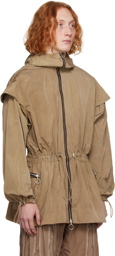 Charlie Constantinou SSENSE Exclusive Brown Thermo Jacket