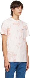 A.P.C. Pink Tie-Dye Ali T-Shirt