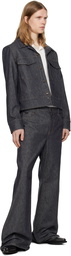 Courrèges Gray Hammer Baggy Jeans
