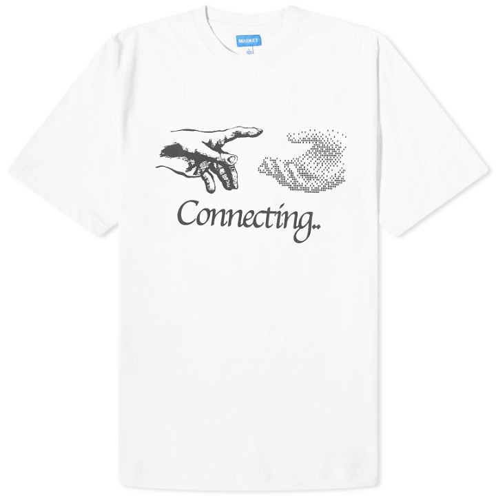 Photo: MARKET Men's Connecting T-Shirt in White
