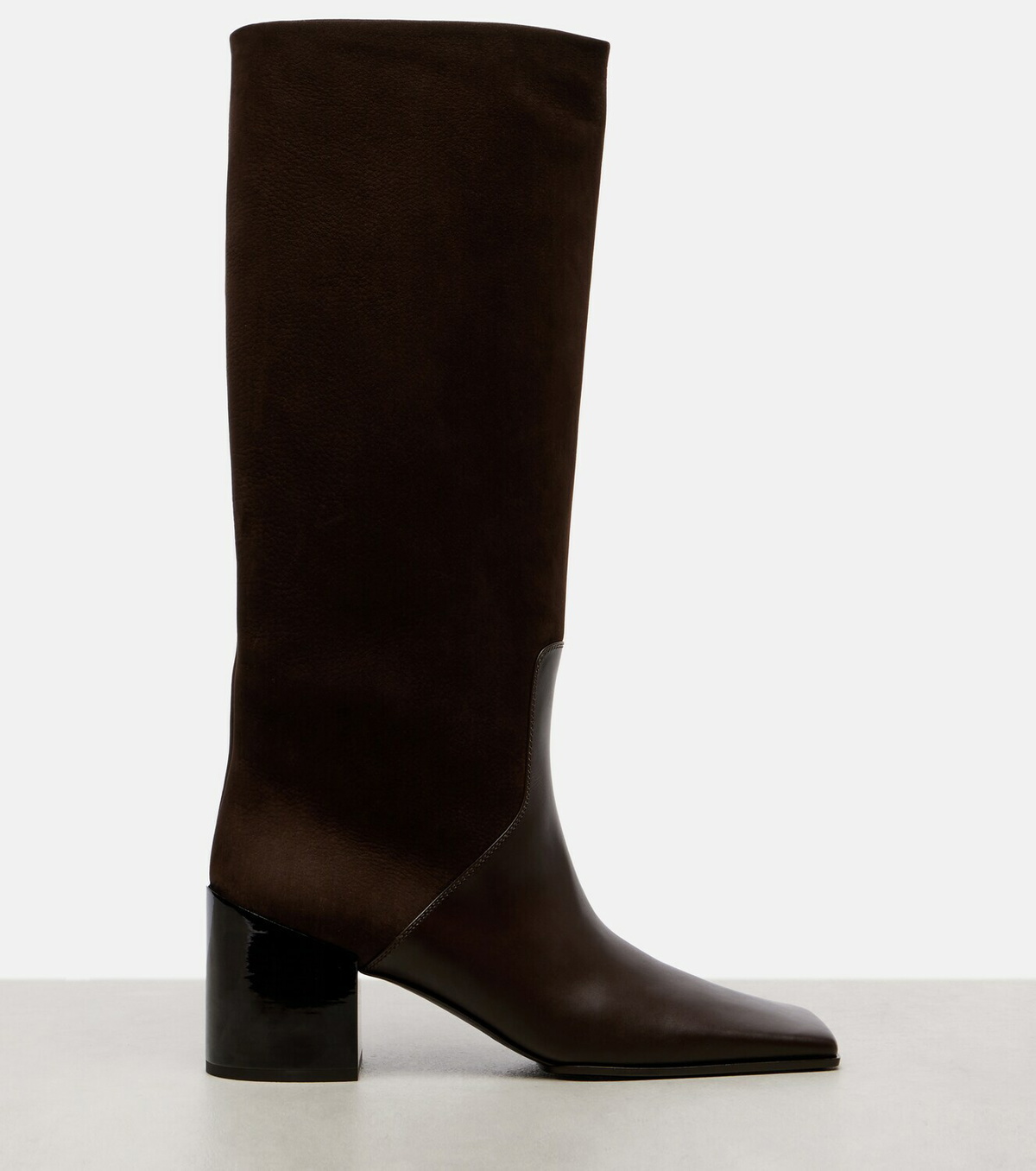 Alaïa 55 leather knee-high boots
