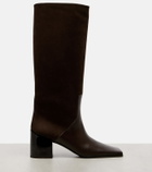 Alaïa 55 leather knee-high boots