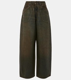 Acne Studios Faded oversized mid-rise wide-leg jeans