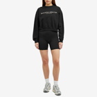 Sporty & Rich Women's Athletic Cropped Sweat in Black/Cream