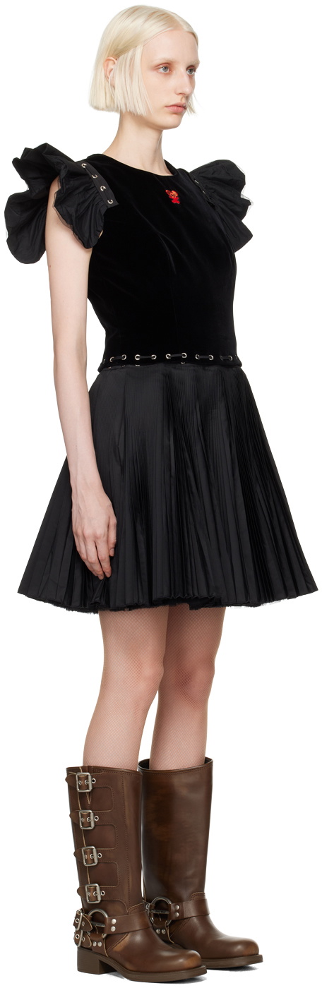Chopova Lowena Black Moxie Mini Dress
