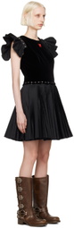 Chopova Lowena Black Moxie Mini Dress