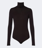 The Row Basile jersey turtleneck bodysuit