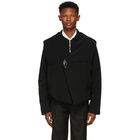 Namacheko Black Asymmetric Barbara Jacket