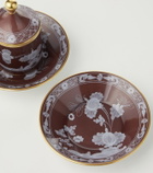 Ginori 1735 Oriente Italiano set of 2 porcelain coffee cups and saucers