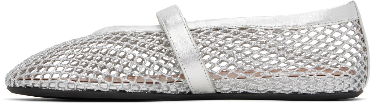VIP【関税送料無料】希少 Alaia Flat ballerinas ALAÏA BALLET FLATS IN FISHNET | ALAÏA HK