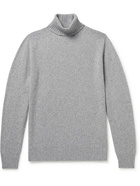 Officine Générale - Wool and Cashmere-Blend Rollneck Sweater - Gray