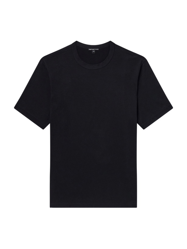 Photo: James Perse - Luxe Cotton Jersey T-Shirt - Black
