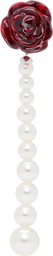 SHUSHU/TONG YVMIN Edition Faux-Pearl Chain Rose Single Earring