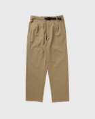 Goldwin One Tuck Tapered Stretch Pants Beige Mens Casual Pant