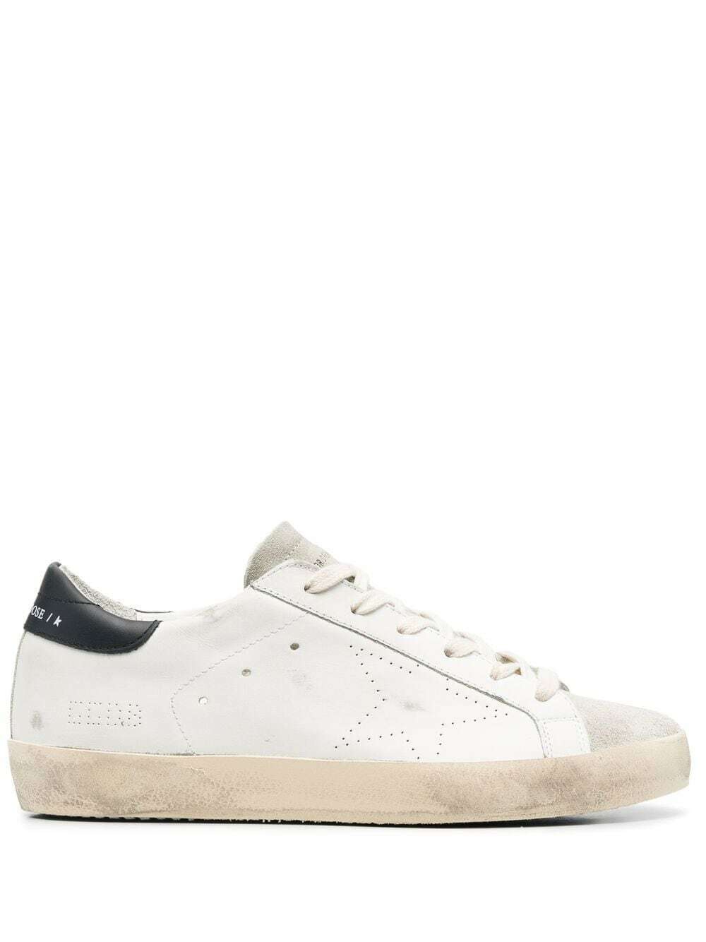 GOLDEN GOOSE - Super-star Leahter Sneakers Golden Goose Deluxe Brand