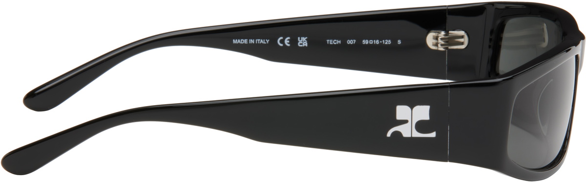 courrèges サングラス TECH 黒 TECH SUNGLASSES - courrèges