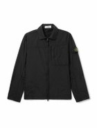 Stone Island - Logo-Appliquéd Nylon Metal Overshirt - Black