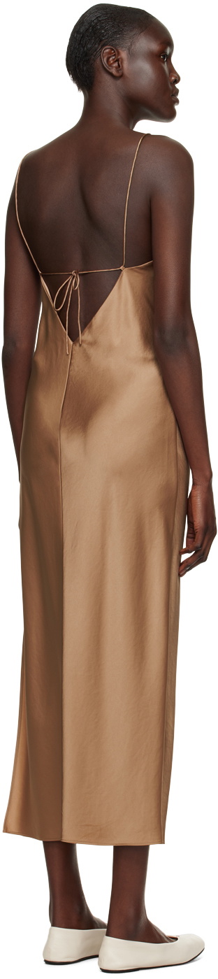 Filippa K Brown Slip Maxi Dress
