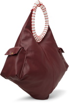 Stanley Raffington Burgundy Curve Tote