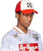 Off-White Red & White Arrow Trucker Cap