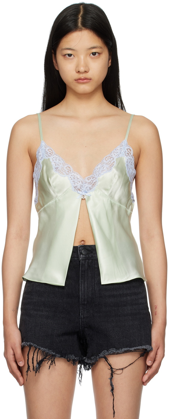alexanderwang.t Green Butterfly Camisole