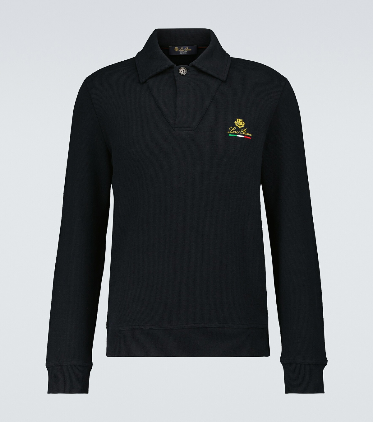 Loro Piana - Horsey® long-sleeved polo sweater Loro Piana