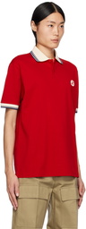 Gucci Red Interlocking G Polo