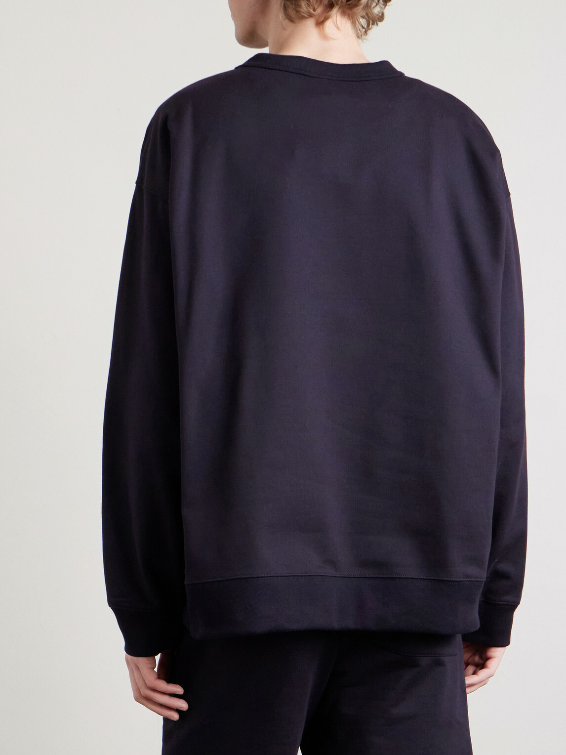Dries Van Noten - Cotton-Jersey Sweatshirt - Blue